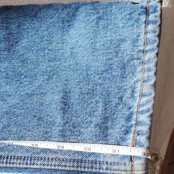 Eddie Bauer Relaxed Fit Flannel Lined Insulated Pocketed High Rise Sz 34x32 Jean - Picture 13 of 13